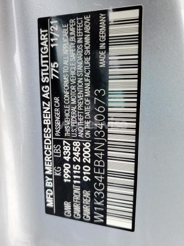 Photo 4 of 2022 MERCEDES-BENZ A 220 N/A (VIN W1K3G4EB4NJ340673)