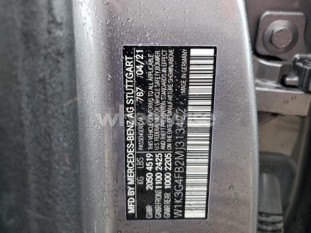 2021 MERCEDES-BENZ A 220 4MATIC (VIN W1K3G4FB2MJ313422) main photo