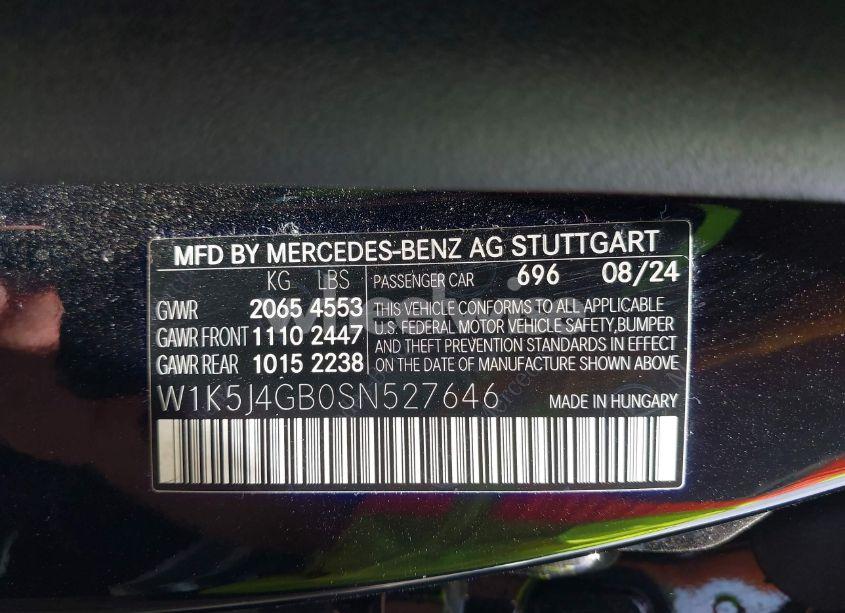 Photo 9 of 2025 Mercedes-benz Cla 250 COUPE (VIN W1K5J4GB0SN527646)