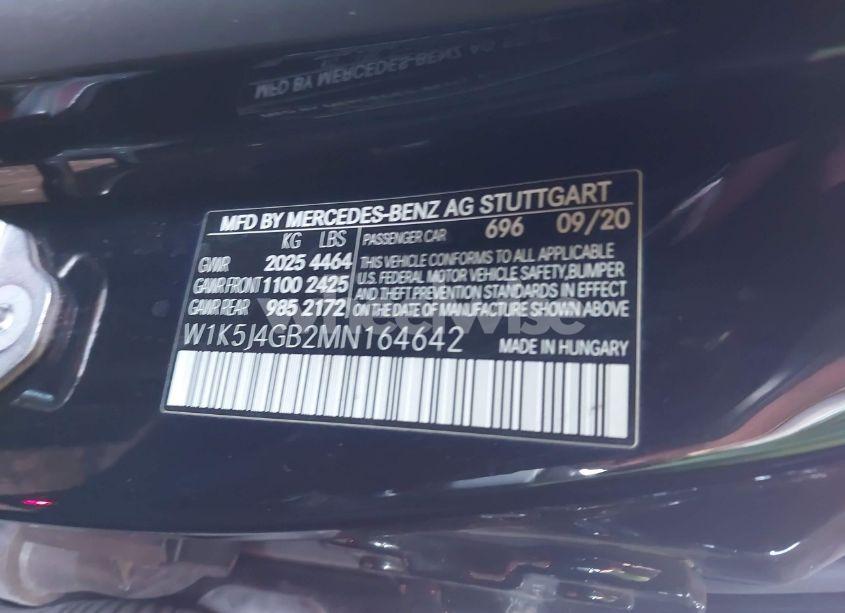 Photo 9 of 2021 Mercedes-benz Cla 250 (VIN W1K5J4GB2MN164642)