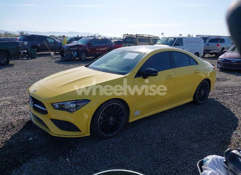 Photo 2 of 2020 Mercedes-benz Cla 250 (VIN W1K5J4GB7LN083750)
