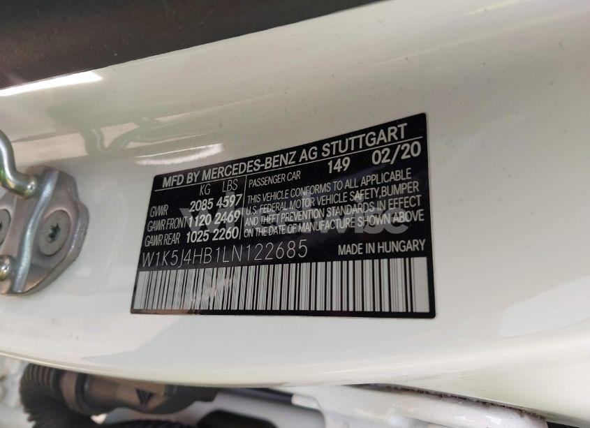 Photo 9 of 2020 Mercedes-benz Cla 250 4MATIC (VIN W1K5J4HB1LN122685)