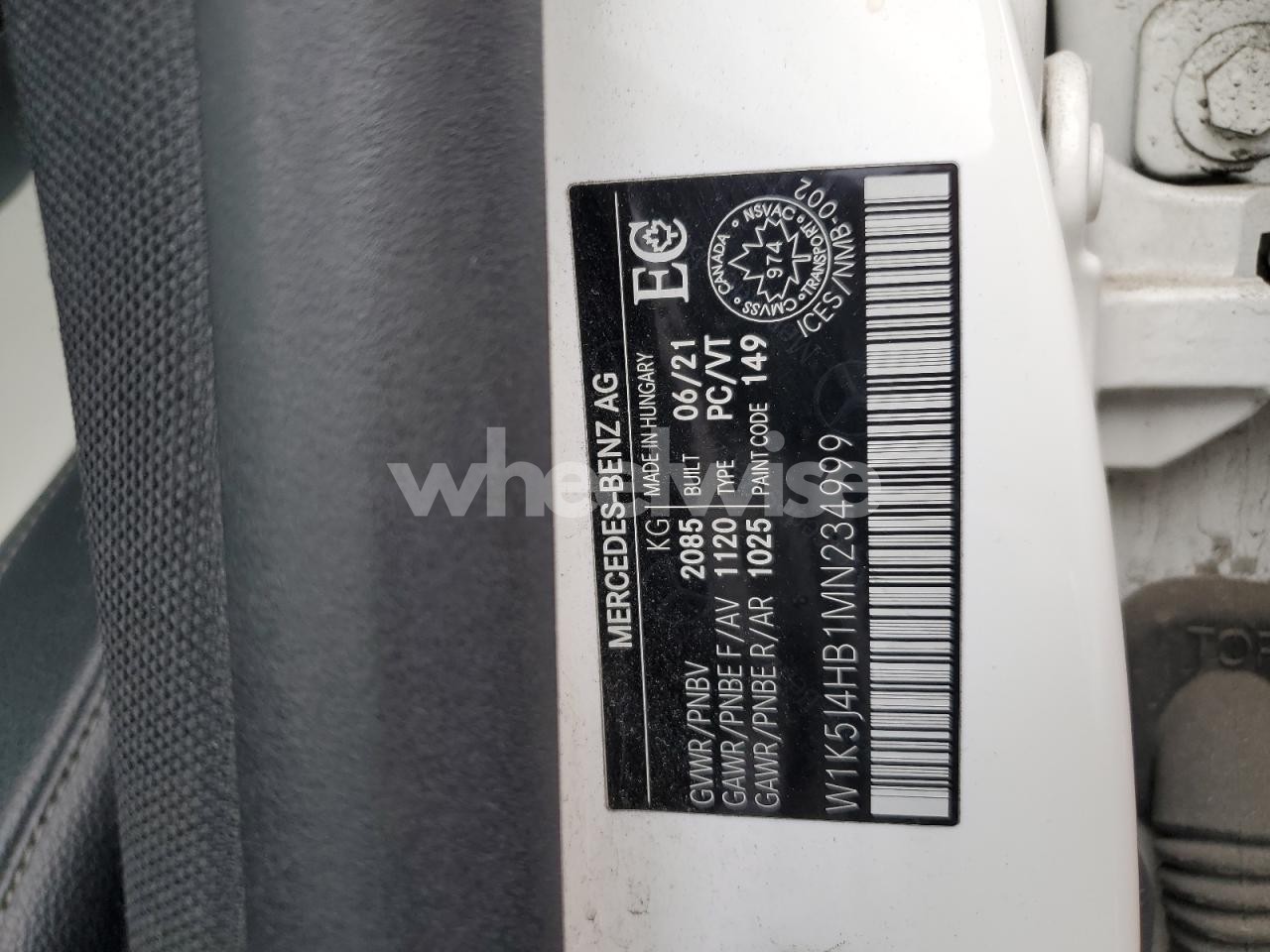 Photo 13 of 2021 MERCEDES-BENZ CLA 250 4MATIC (VIN W1K5J4HB1MN234999)