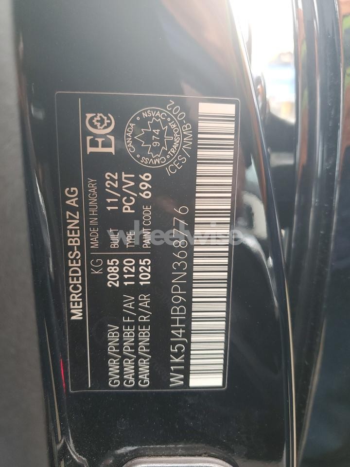 Photo 12 of 2023 MERCEDES-BENZ CLA 250 4MATIC (VIN W1K5J4HB9PN368776)