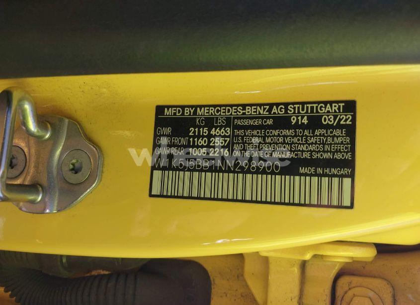 Photo 9 of 2022 Mercedes-benz Amg CLA 35 4MATIC (VIN W1K5J5BB1NN298900)