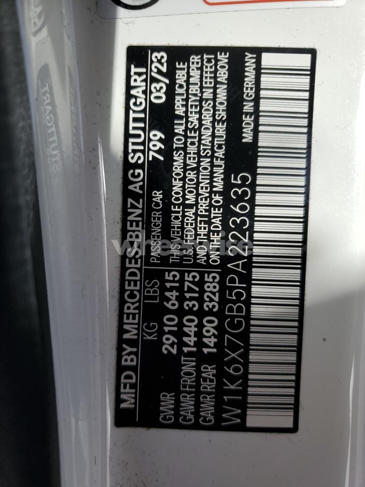 Photo 13 of 2023 MERCEDES-BENZ S MERCEDES-MAYBACH S 580 4M (VIN W1K6X7GB5PA223635)