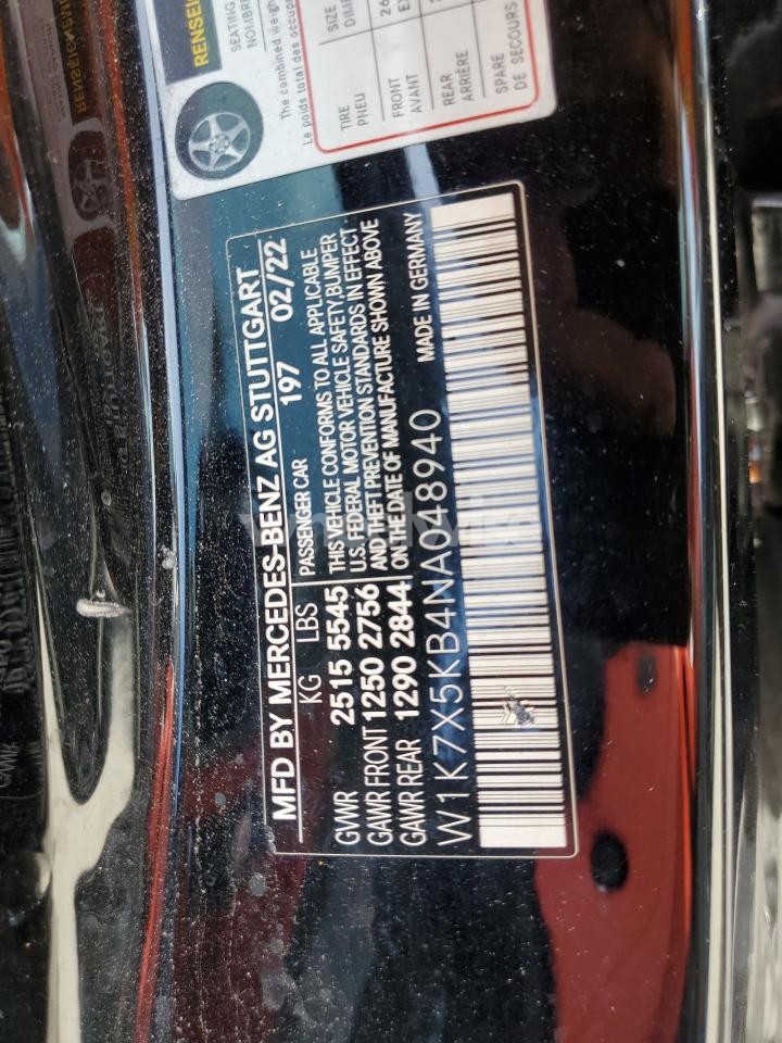 Photo 12 of 2022 MERCEDES-BENZ AMG GT 43 (VIN W1K7X5KB4NA048940)