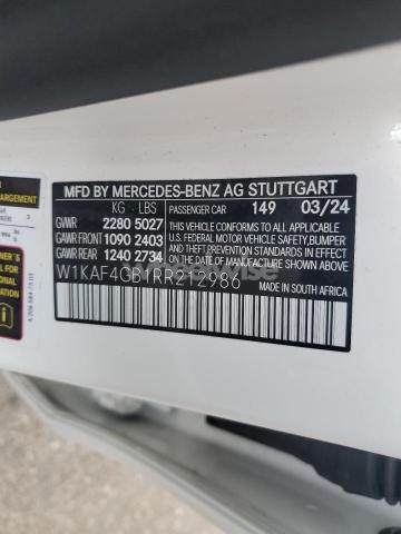 Photo 7 of 2024 MERCEDES-BENZ C 300 (VIN W1KAF4GB1RR212986)