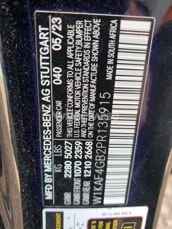 Photo 13 of 2023 MERCEDES-BENZ C 300 (VIN W1KAF4GB2PR135915)