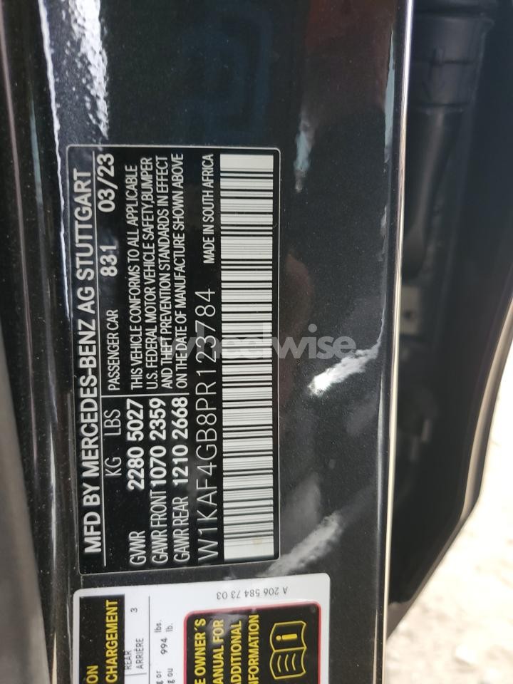 Photo 12 of 2023 MERCEDES-BENZ C 300 (VIN W1KAF4GB8PR123784)