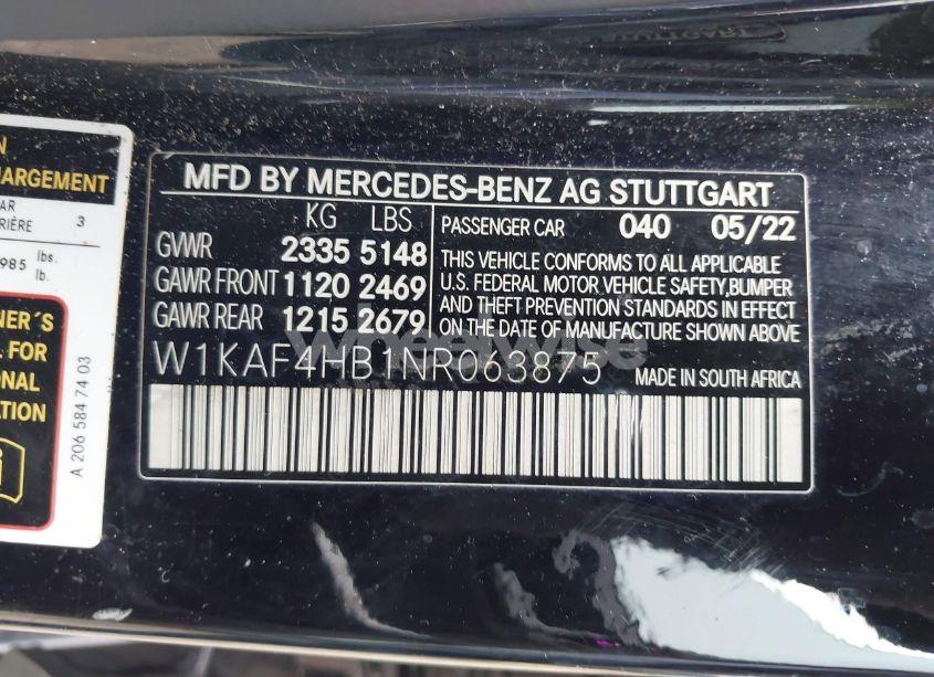 Photo 9 of 2022 Mercedes-benz C 300 4MATIC (VIN W1KAF4HB1NR063875)