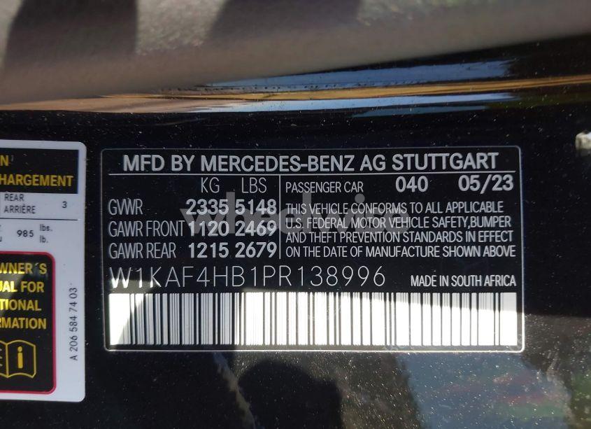 Photo 9 of 2023 Mercedes-benz C 300 4MATIC (VIN W1KAF4HB1PR138996)