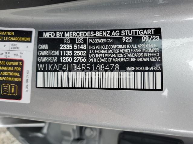 Photo 4 of 2024 MERCEDES-BENZ C 300 4MATIC (VIN W1KAF4HB4RR168478)