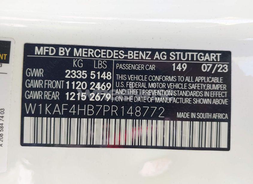 Photo 9 of 2023 Mercedes-benz C 300 4MATIC (VIN W1KAF4HB7PR148772)