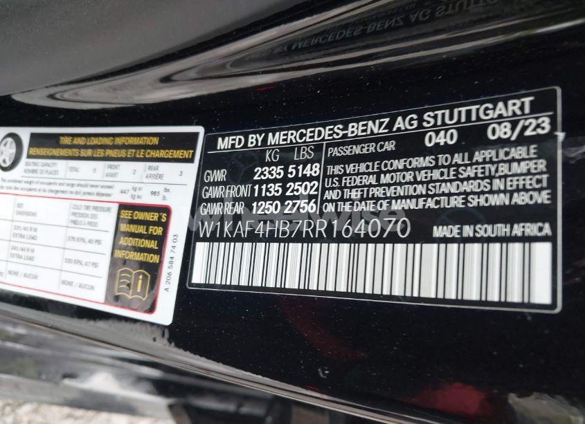 Photo 9 of 2024 Mercedes-benz C 300 (VIN W1KAF4HB7RR164070)