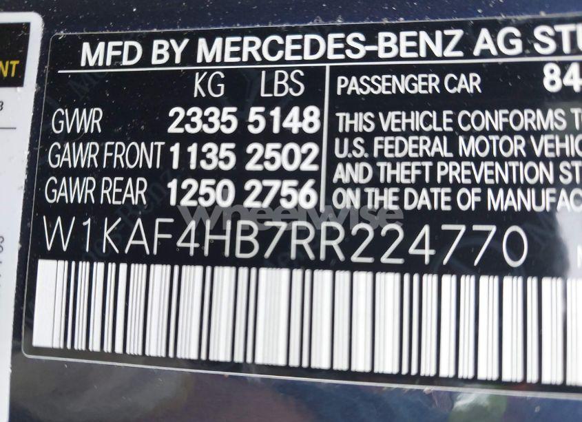 Photo 9 of 2024 Mercedes-benz C 300 (VIN W1KAF4HB7RR224770)