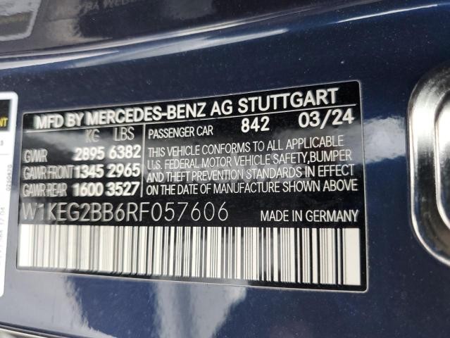 Photo 9 of 2024 MERCEDES-BENZ EQE SEDAN 350+ (VIN W1KEG2BB6RF057606)