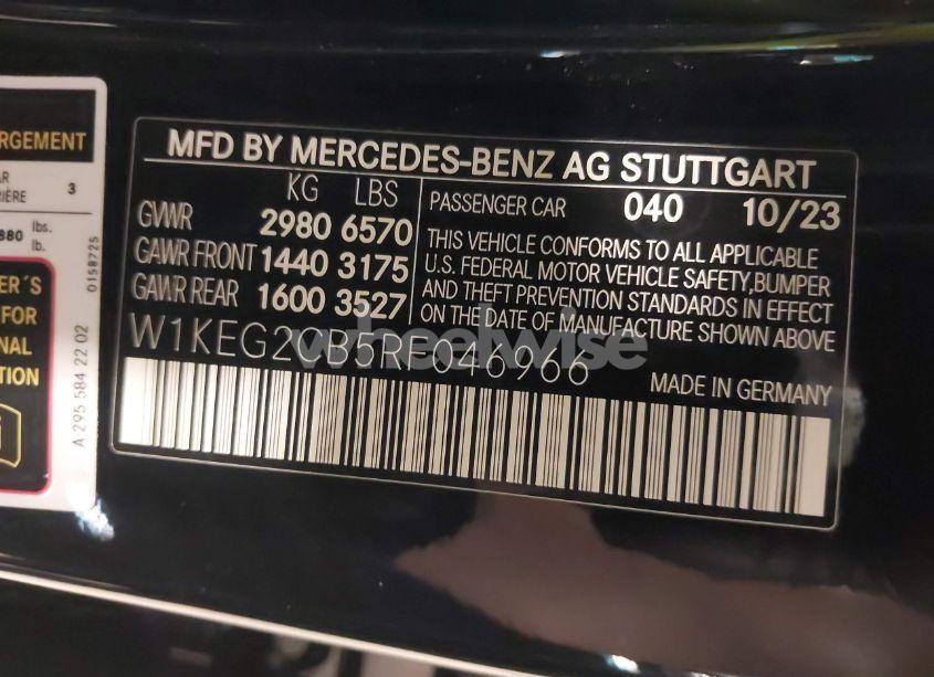 Photo 9 of 2024 Mercedes-benz Eqe 500 4MATIC (VIN W1KEG2CB5RF046966)