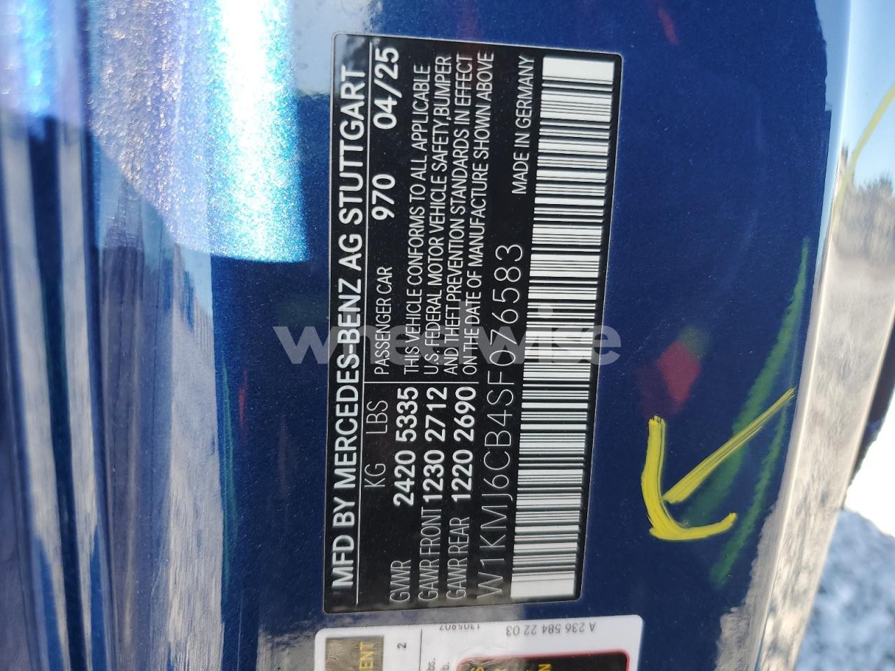 Photo 13 of 2025 MERCEDES-BENZ CLE AMG 53 4MATIC (VIN W1KMJ6CB4SF076583)