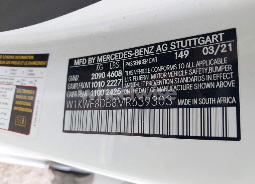 Photo 9 of 2021 Mercedes-benz C 300 SEDAN (VIN W1KWF8DB8MR639303)