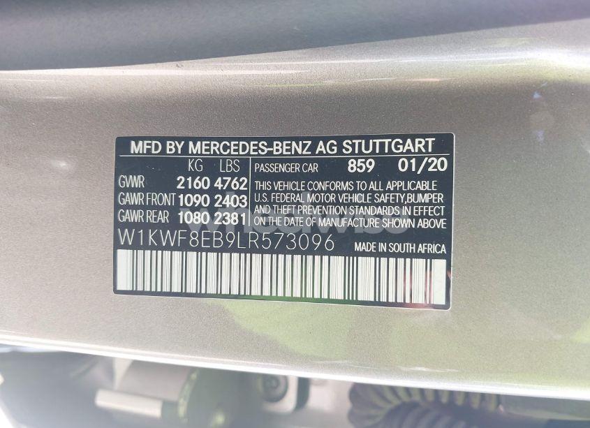 Photo 9 of 2020 Mercedes-benz C 300 4MATIC (VIN W1KWF8EB9LR573096)