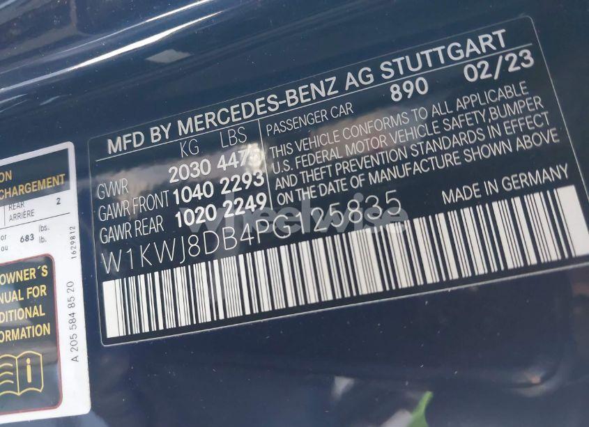 Photo 9 of 2023 Mercedes-benz C 300 COUPE (VIN W1KWJ8DB4PG125835)