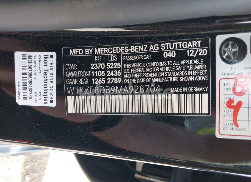 Photo 9 of 2021 Mercedes-benz E 350 (VIN W1KZF8DB9MA928704)