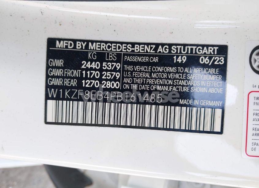 Photo 9 of 2023 Mercedes-benz E 350 4MATIC (VIN W1KZF8EB4PB161485)