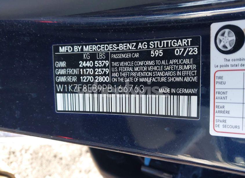 Photo 9 of 2023 Mercedes-benz E 350 4MATIC (VIN W1KZF8EB9PB166763)
