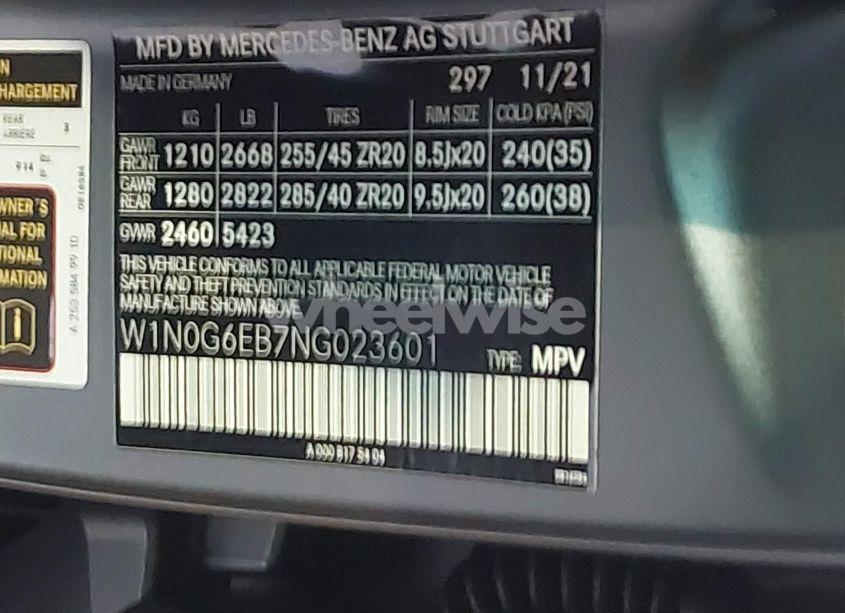 Photo 9 of 2022 Mercedes-benz Amg GLC 43 4MATIC (VIN W1N0G6EB7NG023601)