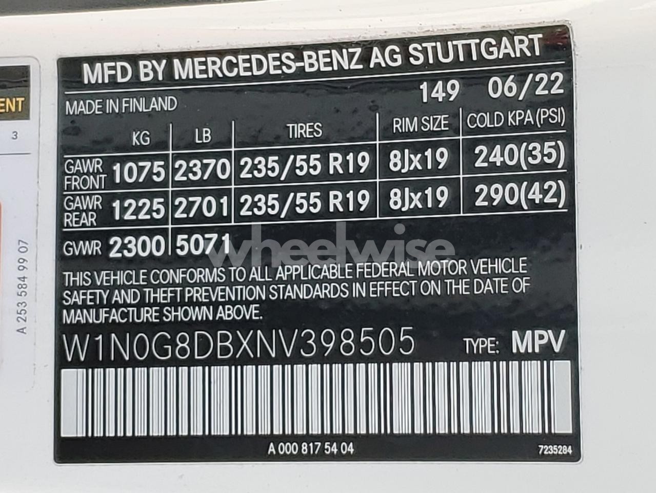 Photo 13 of 2022 MERCEDES-BENZ GLC 300 (VIN W1N0G8DBXNV398505)