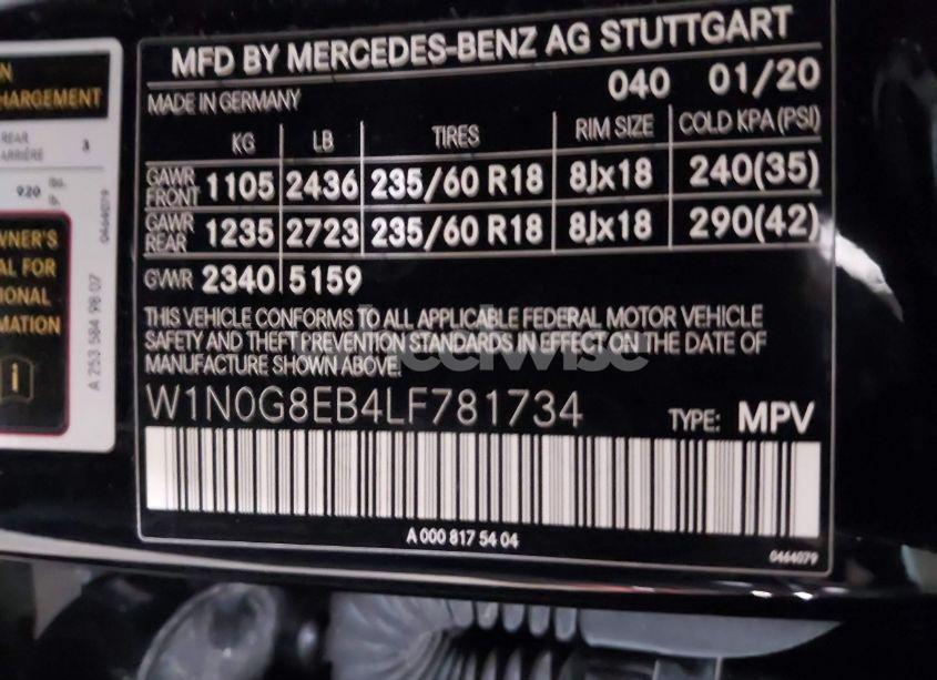 Photo 9 of 2020 Mercedes-benz Glc 300 4MATIC (VIN W1N0G8EB4LF781734)