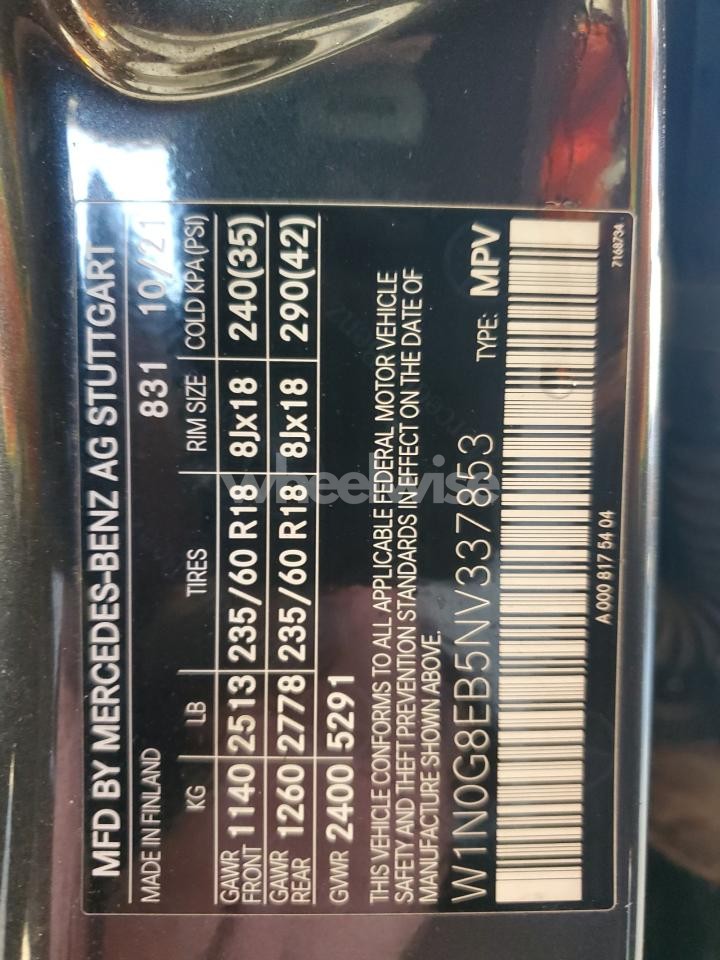 Photo 12 of 2022 MERCEDES-BENZ GLC 300 4MATIC (VIN W1N0G8EB5NV337853)