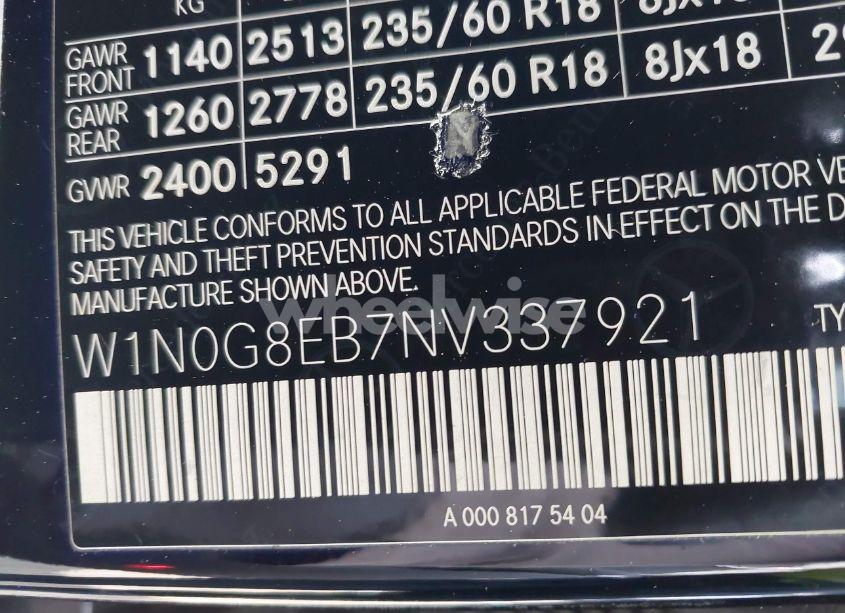 Photo 9 of 2022 Mercedes-benz Glc 300 4MATIC SUV (VIN W1N0G8EB7NV337921)