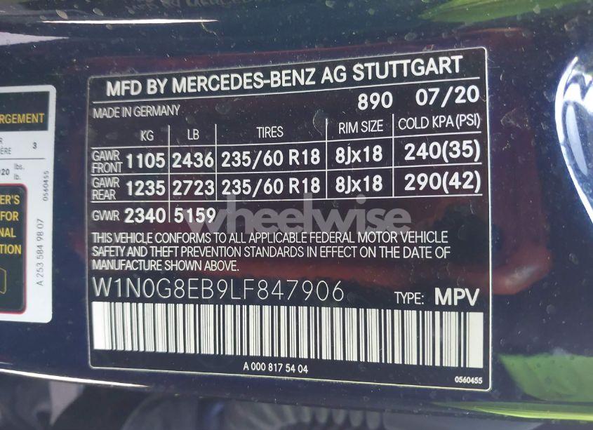 Photo 9 of 2020 Mercedes-benz Glc 300 4MATIC (VIN W1N0G8EB9LF847906)