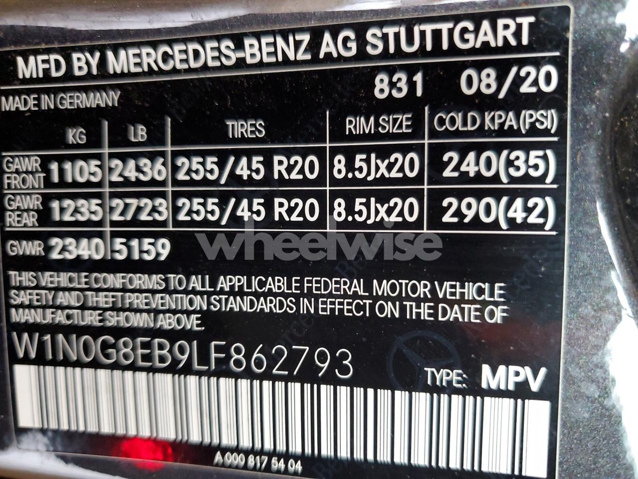 Photo 12 of 2020 MERCEDES-BENZ GLC 300 4MATIC (VIN W1N0G8EB9LF862793)