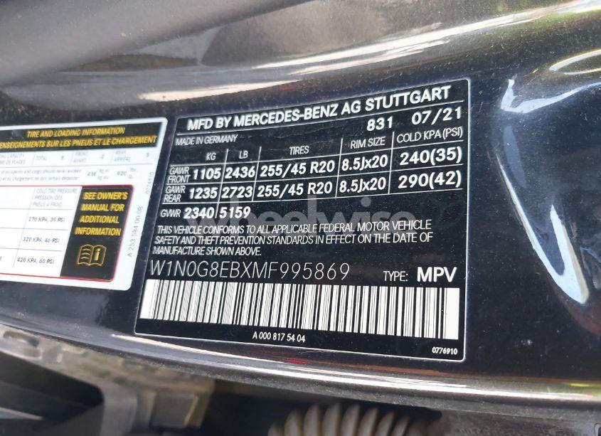 Photo 9 of 2021 Mercedes-benz Glc 300 4MATIC SUV (VIN W1N0G8EBXMF995869)