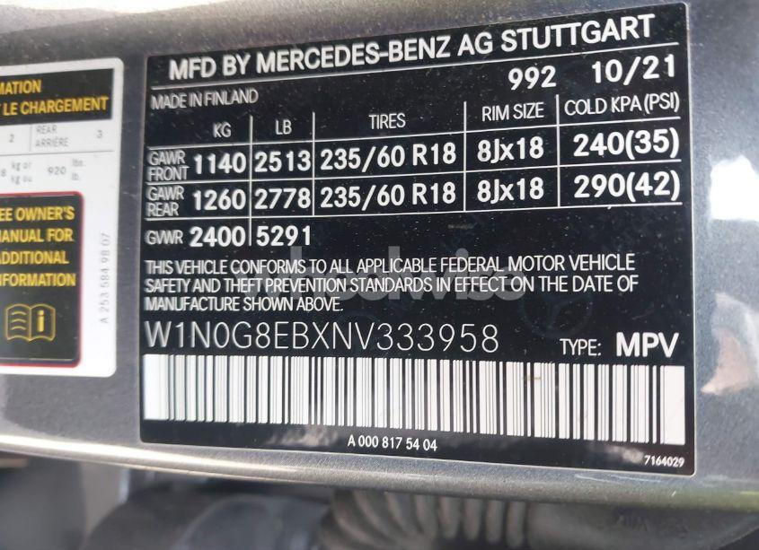 Photo 9 of 2022 Mercedes-benz Glc 300 4MATIC SUV (VIN W1N0G8EBXNV333958)