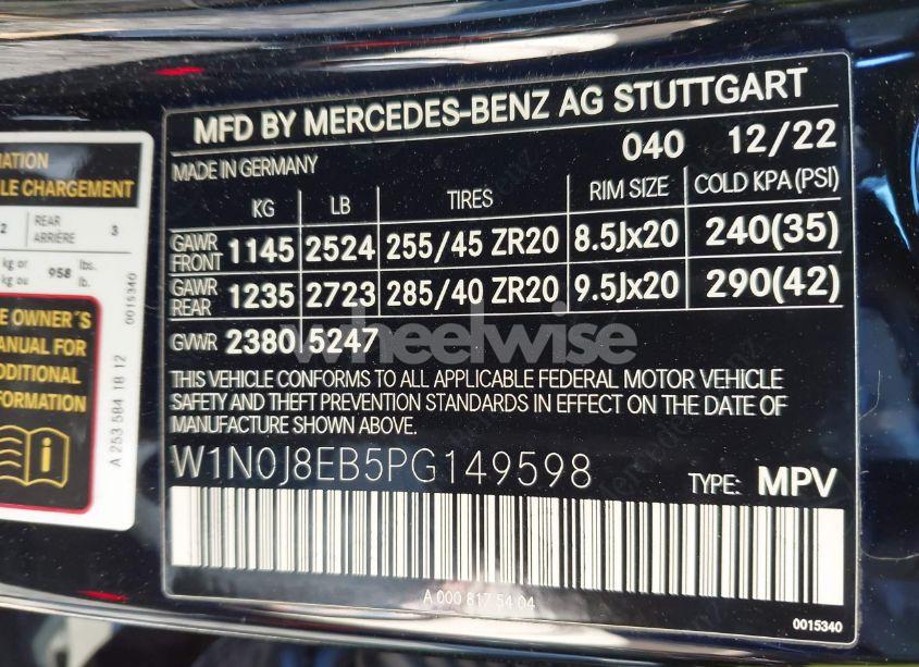 Photo 9 of 2023 Mercedes-benz Glc 300 4MATIC COUPE (VIN W1N0J8EB5PG149598)