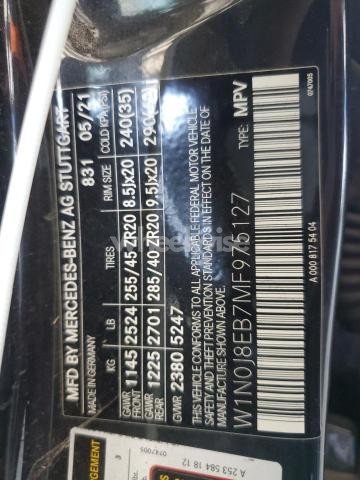 Photo 3 of 2021 MERCEDES-BENZ GLC COUPE 300 4MATIC (VIN W1N0J8EB7MF975127)