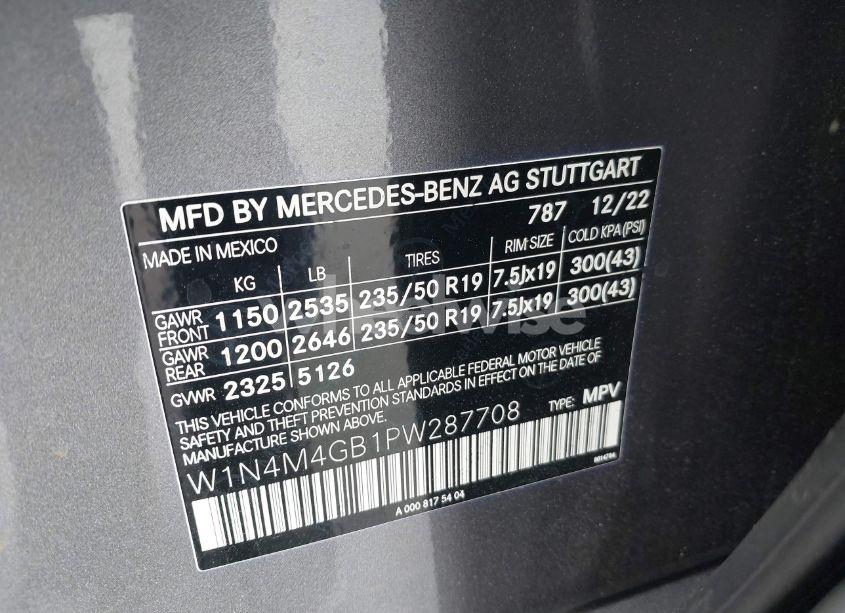 Photo 9 of 2023 Mercedes-benz Glb 250 (VIN W1N4M4GB1PW287708)