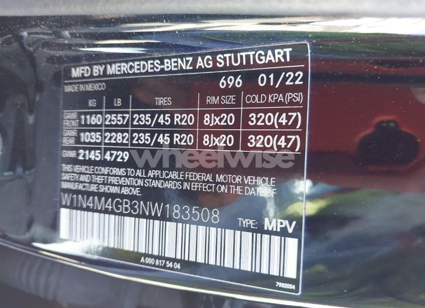 Photo 9 of 2022 Mercedes-benz Glb 250 (VIN W1N4M4GB3NW183508)