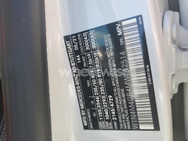 Photo 2 of 2021 MERCEDES-BENZ GLB 250 (VIN W1N4M4GB4MW142514)