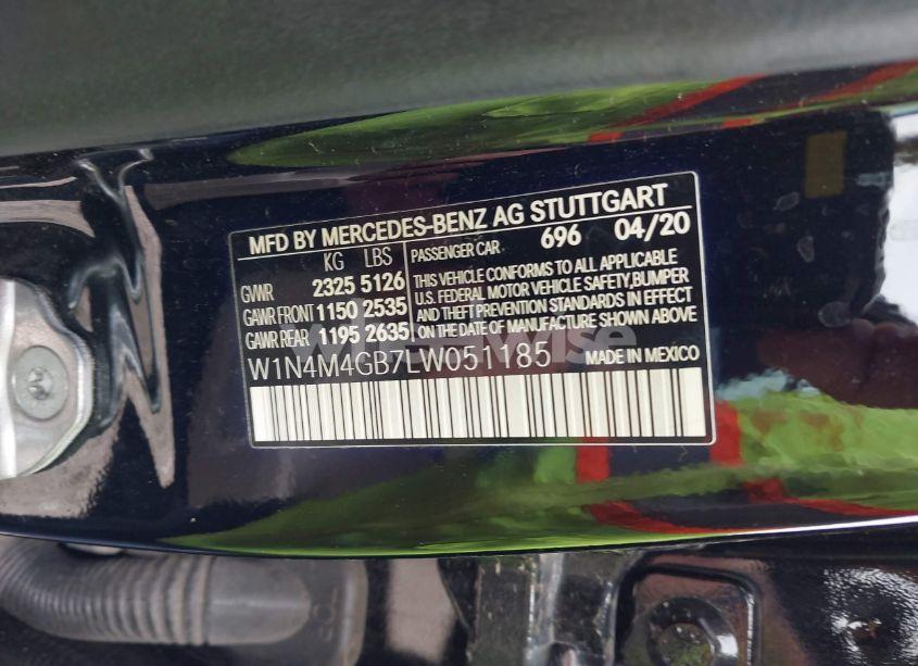 Photo 9 of 2020 Mercedes-benz Glb 250 (VIN W1N4M4GB7LW051185)