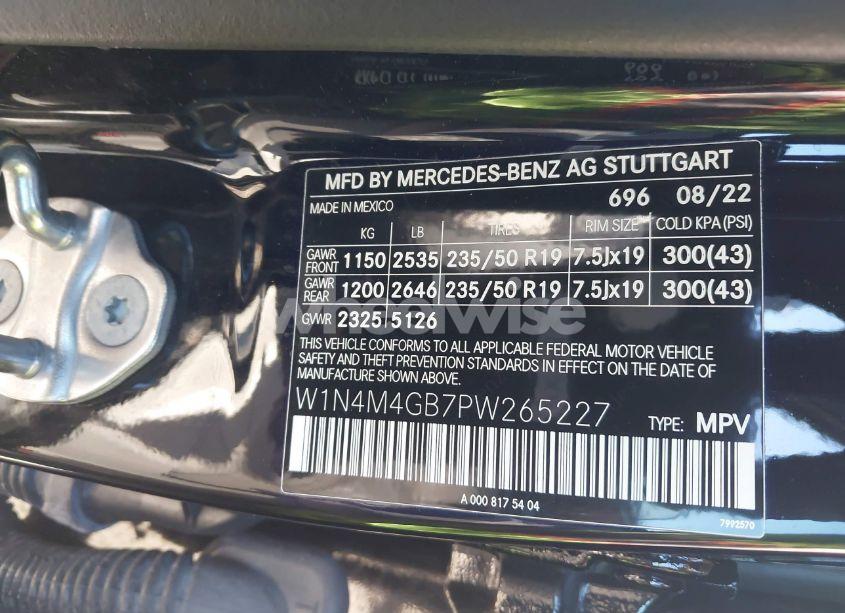 Photo 9 of 2023 Mercedes-benz Glb 250 (VIN W1N4M4GB7PW265227)