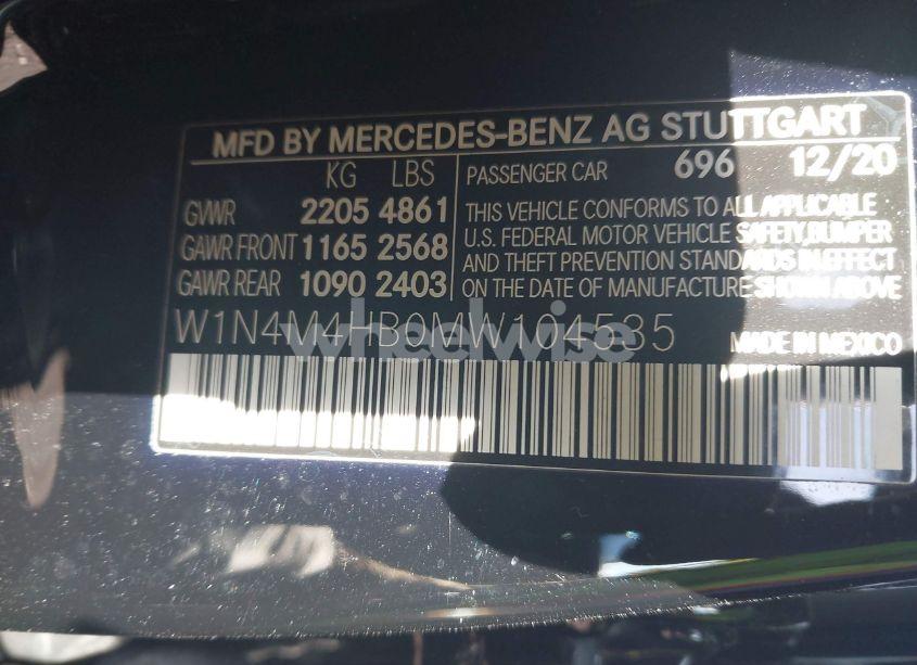Photo 9 of 2021 Mercedes-benz Glb 250 4MATIC (VIN W1N4M4HB0MW104535)