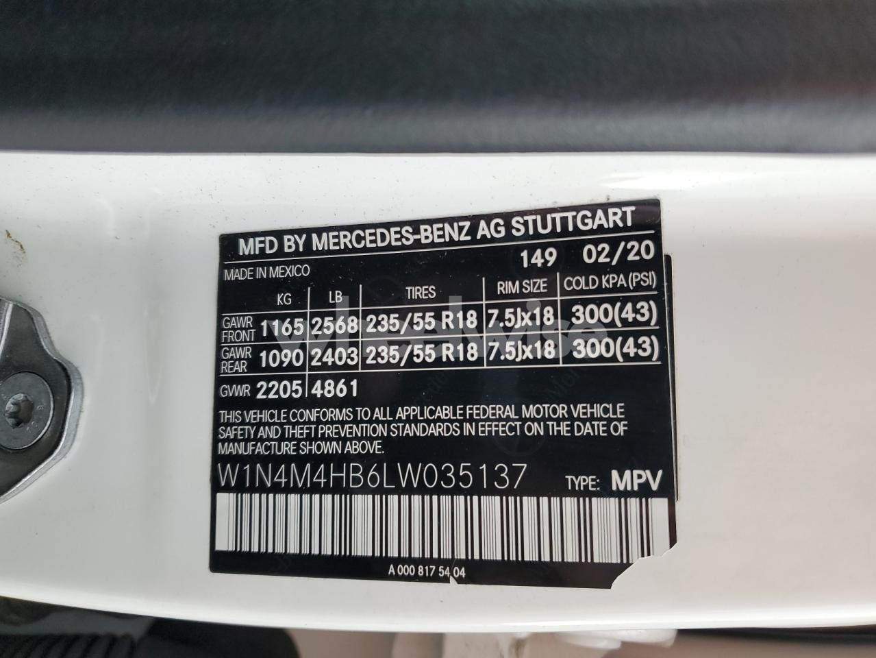 Photo 13 of 2020 MERCEDES-BENZ GLB 250 4MATIC (VIN W1N4M4HB6LW035137)