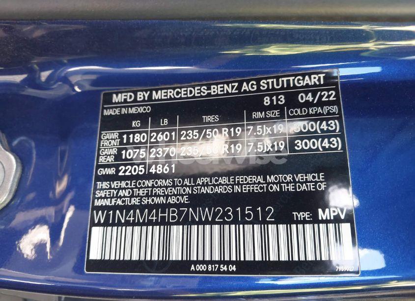 Photo 9 of 2022 Mercedes-benz Glb 250 4MATIC (VIN W1N4M4HB7NW231512)