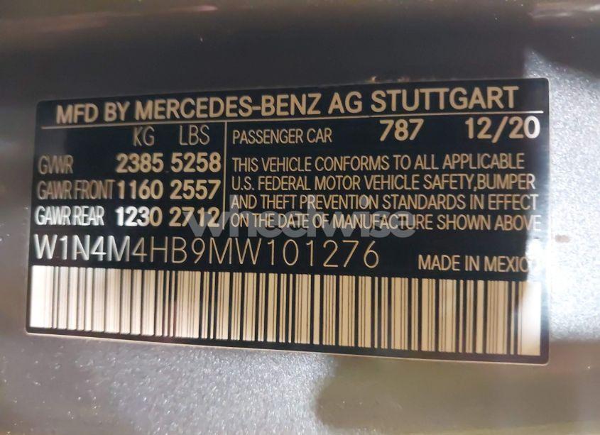 Photo 9 of 2021 Mercedes-benz Glb 250 4MATIC (VIN W1N4M4HB9MW101276)