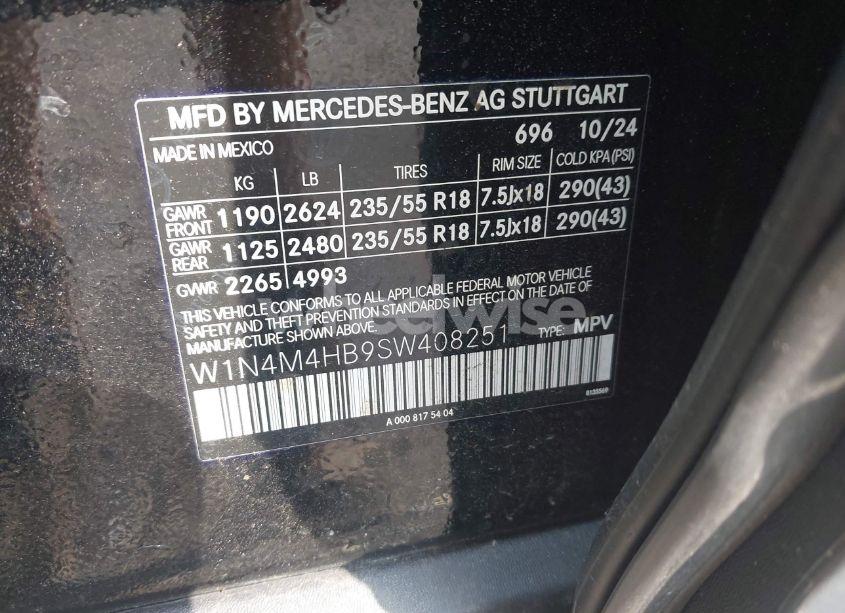 Photo 9 of 2025 Mercedes-benz Glb 250 4MATIC (VIN W1N4M4HB9SW408251)